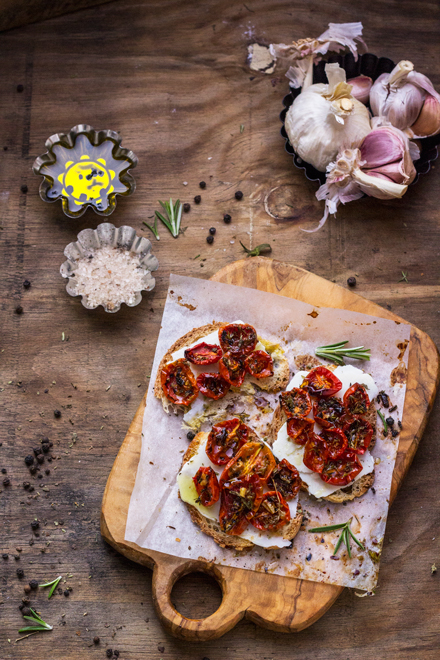 Pomodorini confit e una 'chanson'