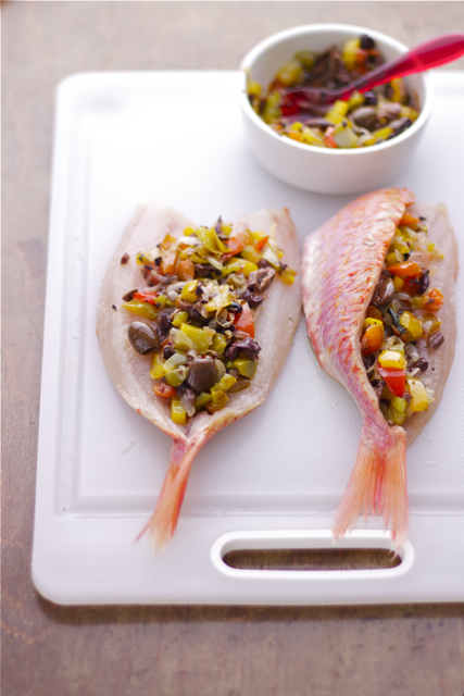 triglie alla tapenade