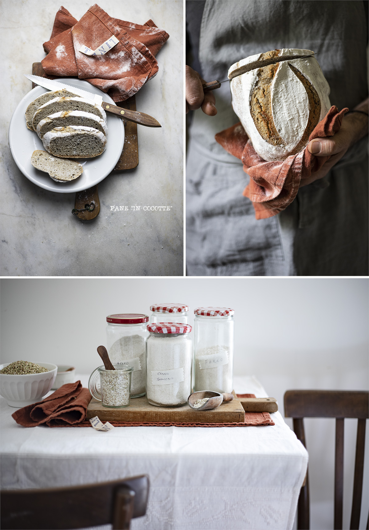 Pane al farro e grano saraceno