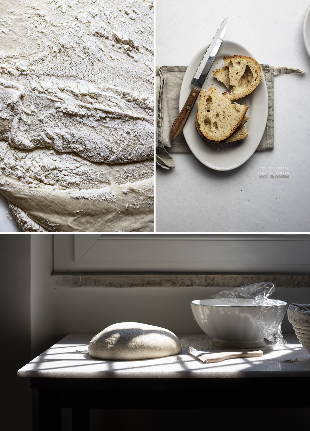 pane di semola con licoli