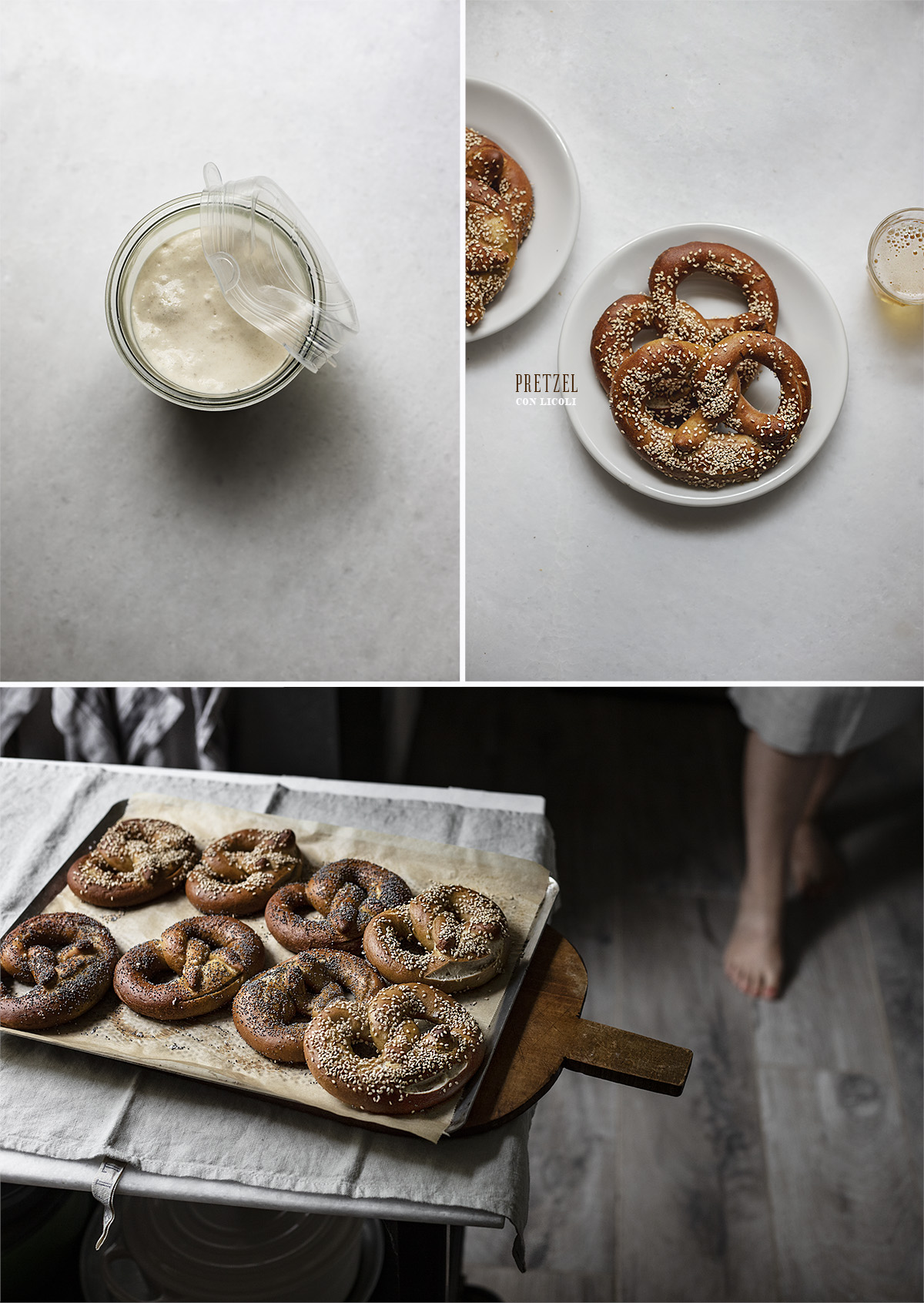 pretzel con licoli